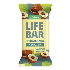 Lifefood Repen|Energierepen>Haverreep Protein Hazelnoot Crunch - 40g - BIO