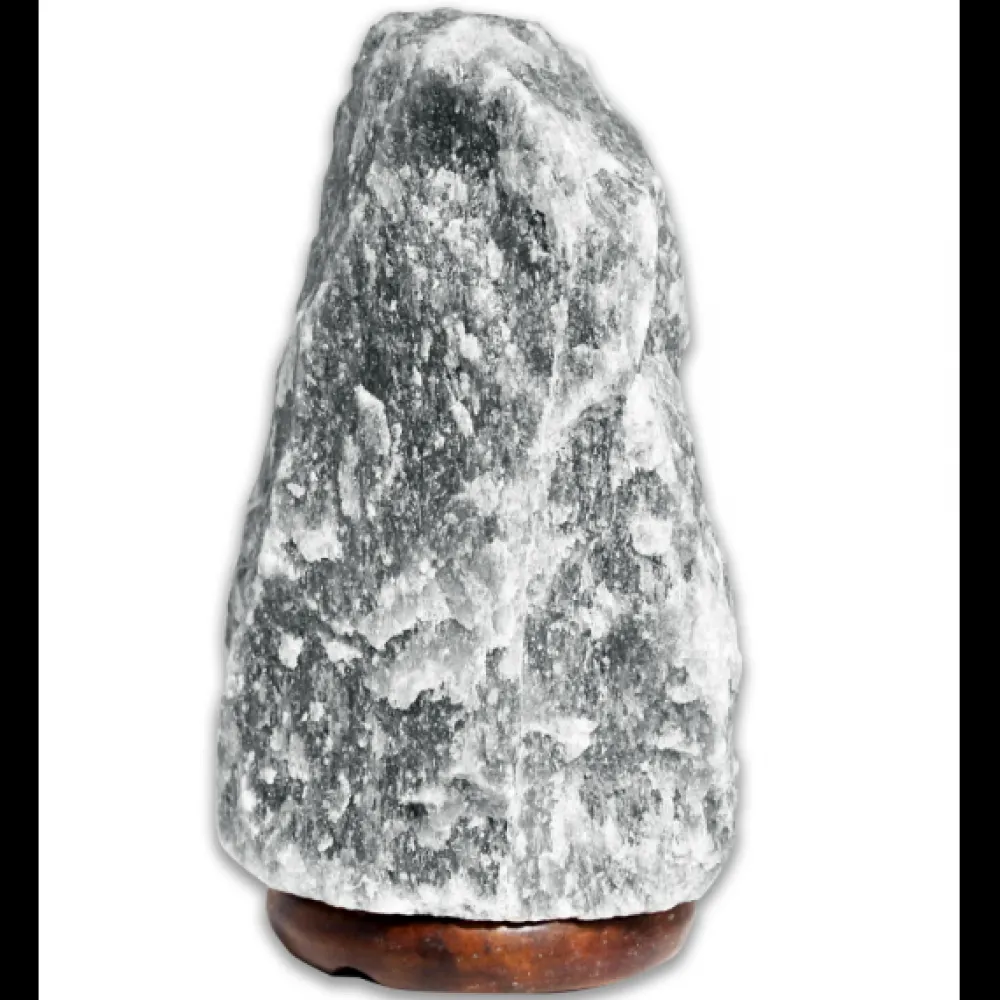SelNature Stress|Nachtrust>Himalaya zoutlamp grijs - Natuurvorm