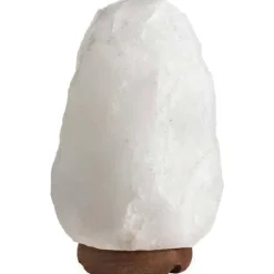 SelNature Stress|Nachtrust>Himalaya zoutlamp wit Natuurvorm