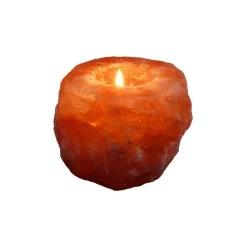 SelNature Stress|Nachtrust>Himalayazout theelichthouder - Set van 3