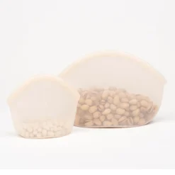Food Huggers Siliconen Zakjes|Keukenhulpjes>Hugger Bag - Champagne Frost - 900ml