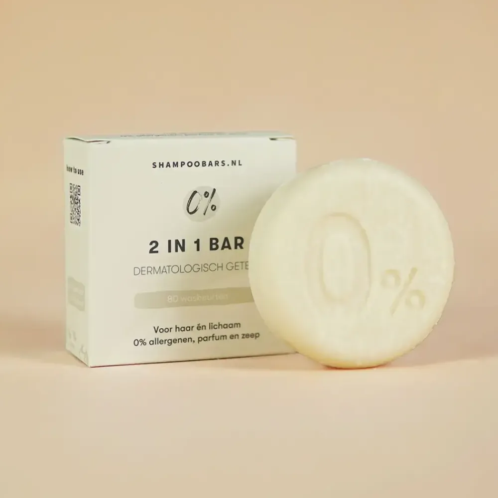 Shampoo Bars Haarverzorging/Shampoo En Conditioner|Lichaamsverzorging/Douche En Bad>2-in-1 Bar - 0% allergenen - 60g