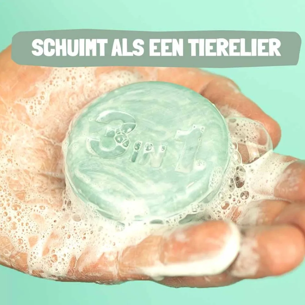 Shampoo Bars Haarverzorging/Shampoo En Conditioner|Reiniging>3-in-1 Bar - Forest - 60g