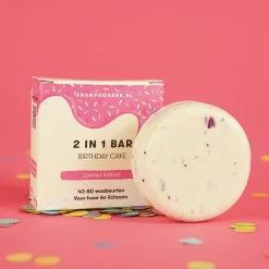 Shampoo Bars Haarverzorging/Shampoo En Conditioner|Lichaamsverzorging/Douche En Bad>2-in-1 Bar Birthday Cake - 60g