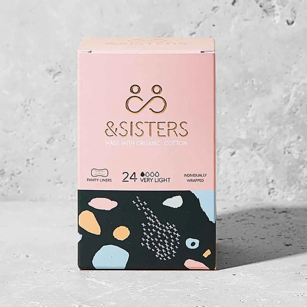 &SISTERS Intieme Verzorging/Inlegkruisjes En Maandverband|Inlegkruisjes>Inlegkruisjes 100% BIO - Ultra Light - 24 stuks