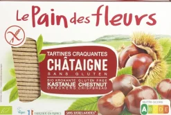 Le Pain des Fleurs Crackers En Wafels>Kastanjecrackers Voordeelverpakking - 300g - BIO