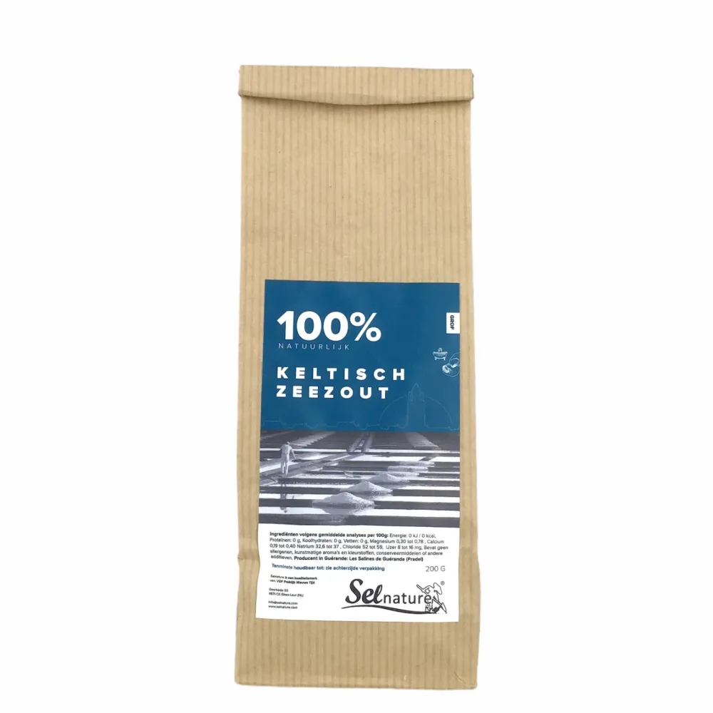 SelNature Zout|Keltisch Zeezout>Keltisch Zeezout Grof - 200g