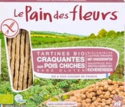 Le Pain des Fleurs Crackers En Wafels>Kikkererwten Crackers - 150gr - BIO