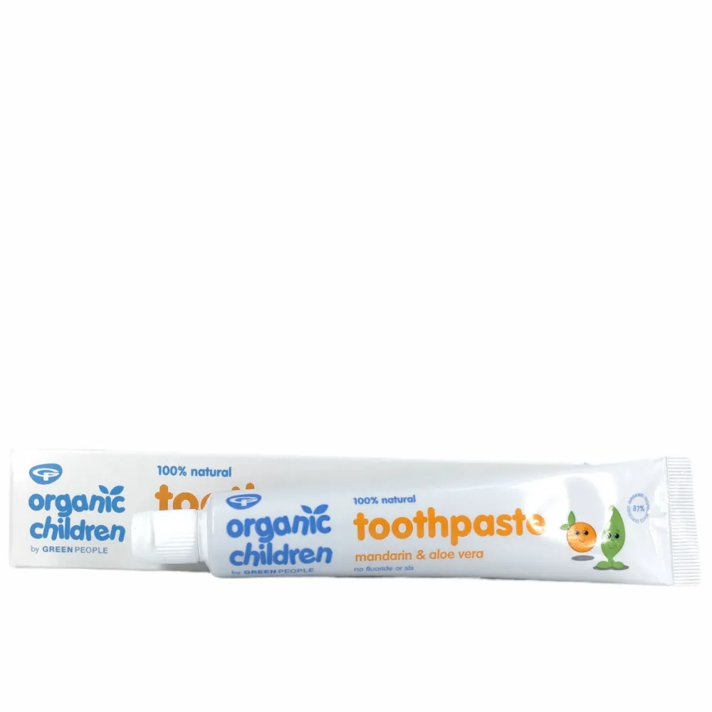 Green People Tandpasta>Kinder Tandpasta - Mandarijn & Aloë Vera - 50ml