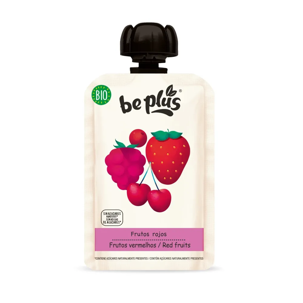 Be Plus Fruit & Noten|Sap & Frisdranken>Knijpfruit Bosvruchten - 100g - BIO