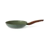 Natura Induction Koekenpan Zonder Teflon>Koekenpan 20cm met hout-look greep - VegeTek