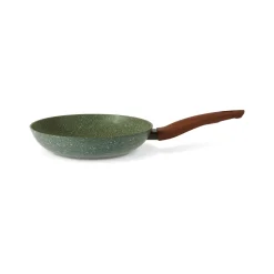 Natura Induction Koekenpan Zonder Teflon>Koekenpan 20cm met hout-look greep - VegeTek
