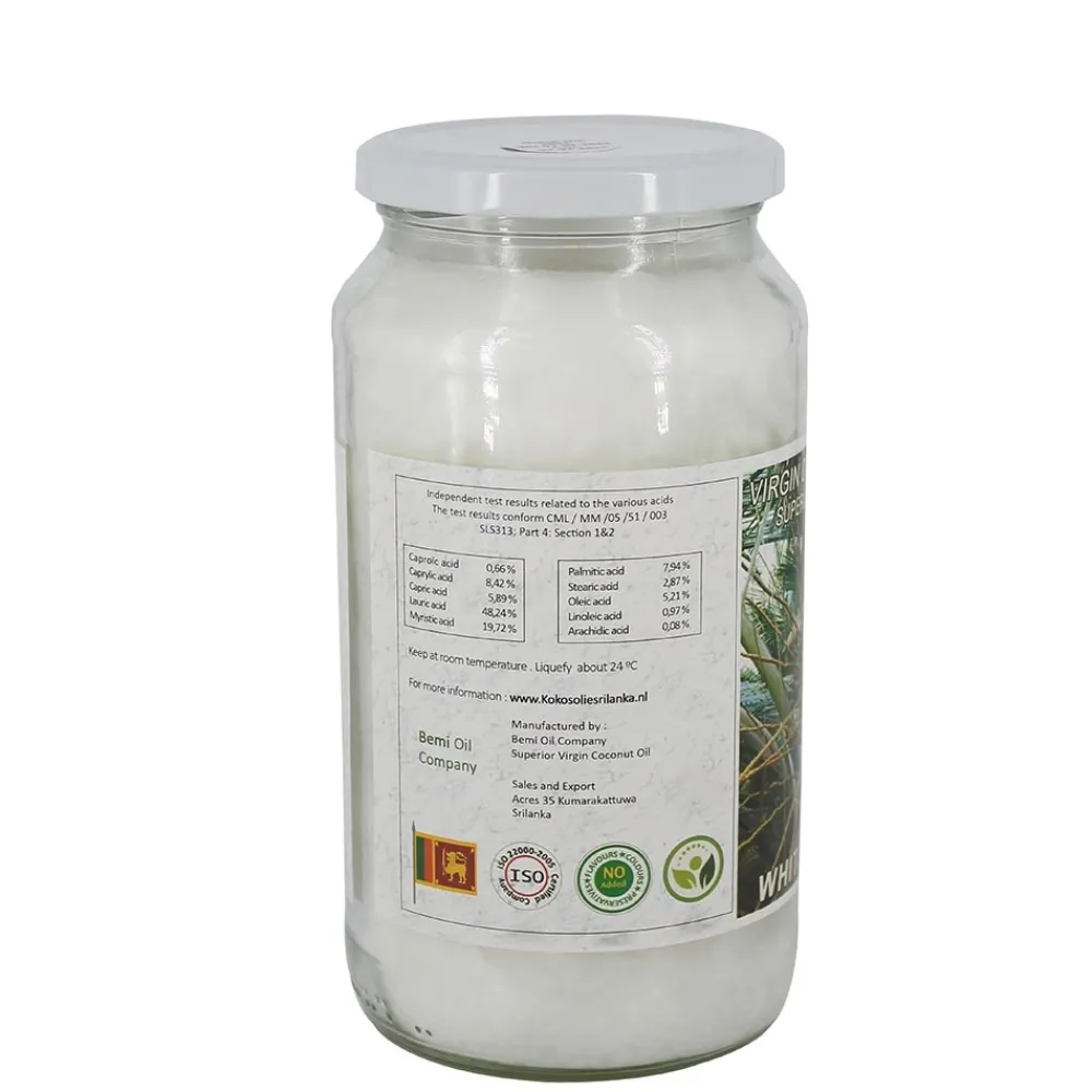 The White Pearl Paleo Aip|Kokosolie>Kokosolie Superior - 1000ml