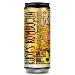 Rudy's Darmen|Kombucha>Kombucha - Ananas & Perzik - 330ml