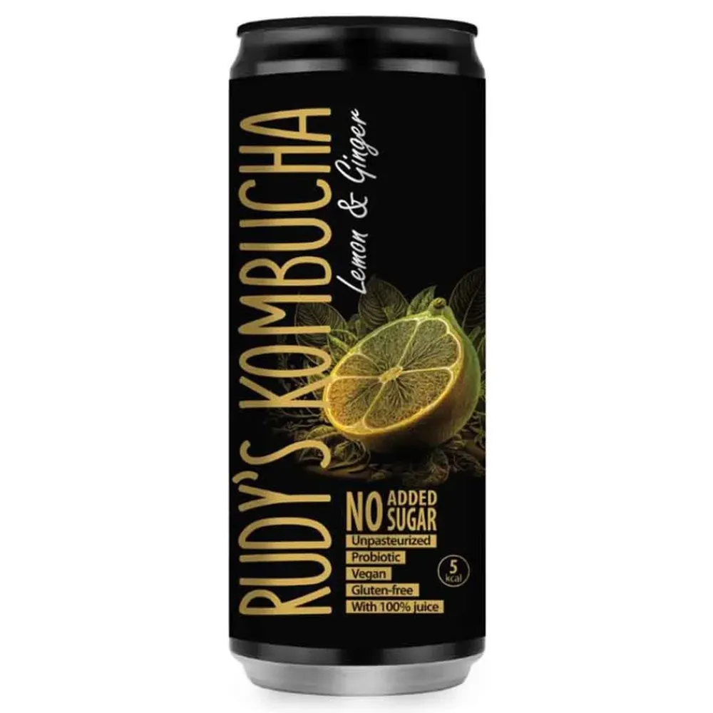Rudy's Darmen|Kombucha>Kombucha - Citroen & Gember - 330ml