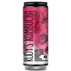 Rudy's Darmen|Kombucha>Kombucha - Framboos & Basilicum - 330ml
