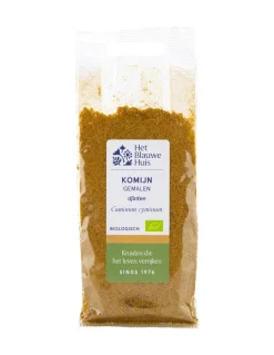 Het Blauwe Huis Kruiden & Specerijen>Komijn zaad gemalen 25gr - BIO