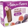 Le Pain des Fleurs Crackers En Wafels>Krokante crackers met Vijgen - 150g - BIO