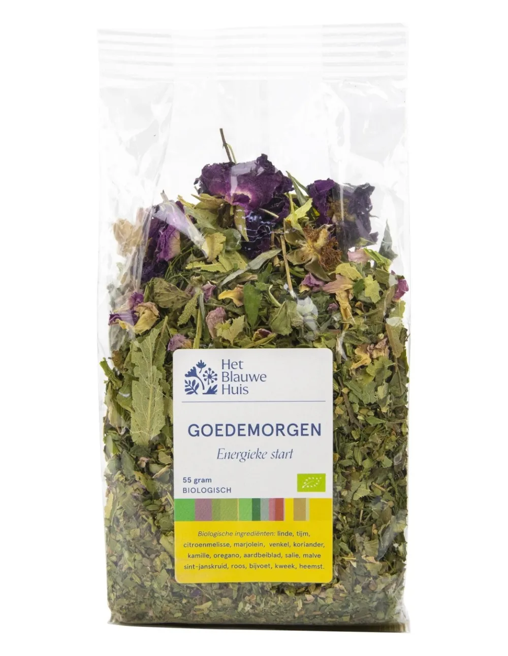 Het Blauwe Huis Thee>Kruidentheemengsel - Goedemorgen 55g