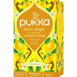 Pukka Thee>Lemon, Ginger & a touch of Manuka Honey - Kruidenthee - BIO