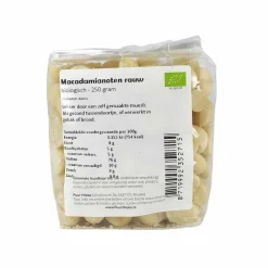 Puur Mieke Fruit & Noten|Biologische Noten>Macadamianoten - 250g - BIO
