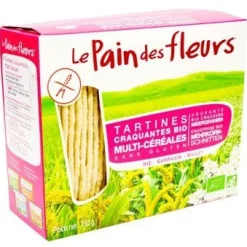 Le Pain des Fleurs Crackers En Wafels>Meergranen Crispbread - 150g - BIO