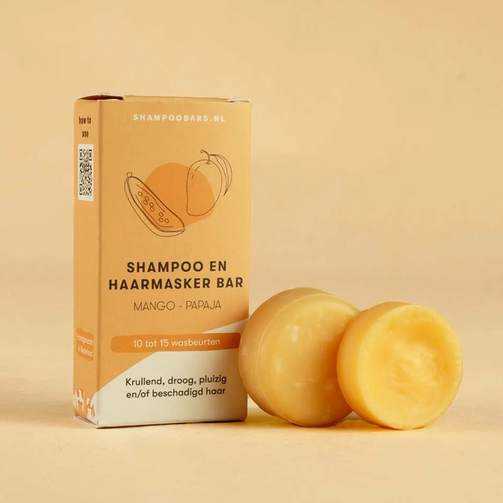 Shampoo Bars Haarverzorging/Shampoo En Conditioner|Shampoo Bars>Mini - Mango Papaja - Shampoo & Haarmasker