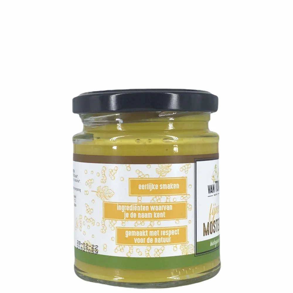 van TON Mayonaise En Mosterd>Mosterd Fijn 170 gram - BIO
