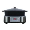 Wartmann Slowcooker / Multicooker|Braadpan>Multicooker / Slowcooker - Gietijzer - Zwart - 5,5l