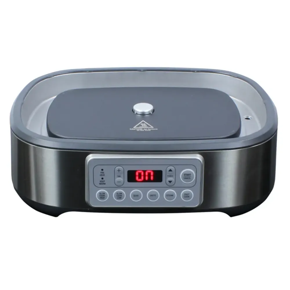 Wartmann Slowcooker / Multicooker|Braadpan>Multicooker / Slowcooker - Gietijzer - Zwart - 5,5l