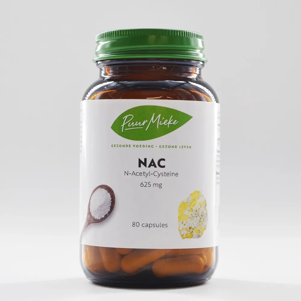 Puur Mieke Stress|Specials>NAC - 625mg - 80 caps