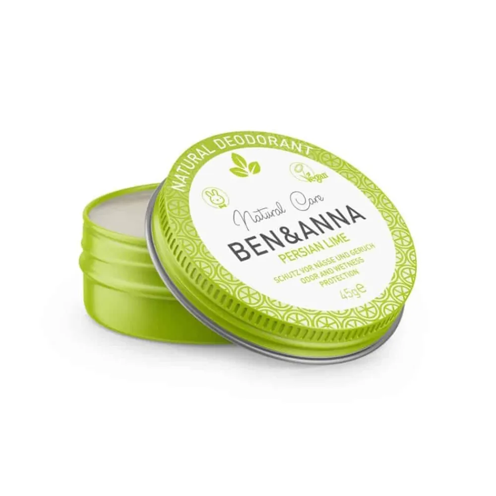 Ben & Anna Deodorant>Natuurlijke Deodorant Creme - Persian Lime - 45gr