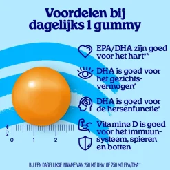 Arctic Blue Immuunsysteem|Hart & Bloedvaten>Omega-3 Soft Gummies - Aardbei-Citrus- 30st
