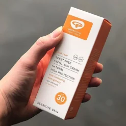 Green People Zonnebrand|Zonbescherming>Parfumvrije Zonnebrandcreme Gezicht SPF30 - 50ml