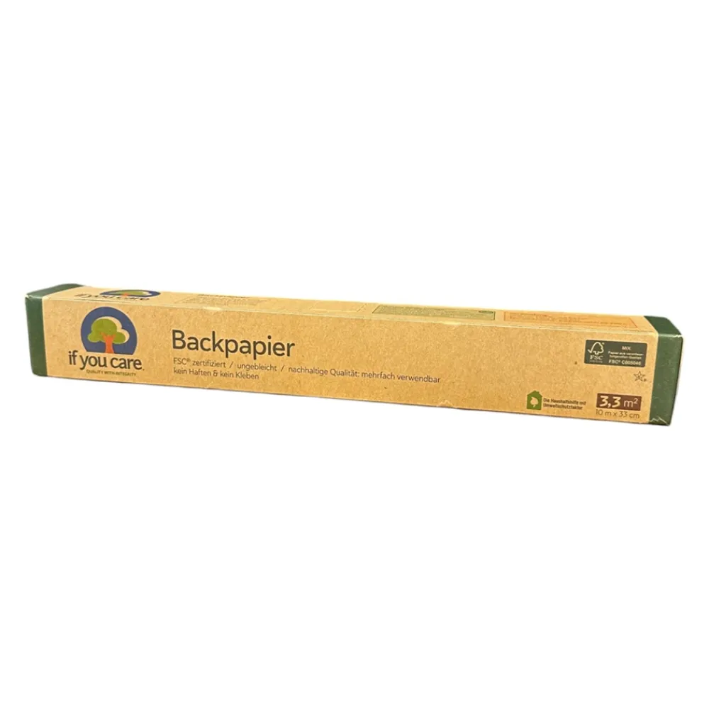 If You Care Keukenhulpjes|Bakproducten>PFAS vrij Bakpapier - 10m