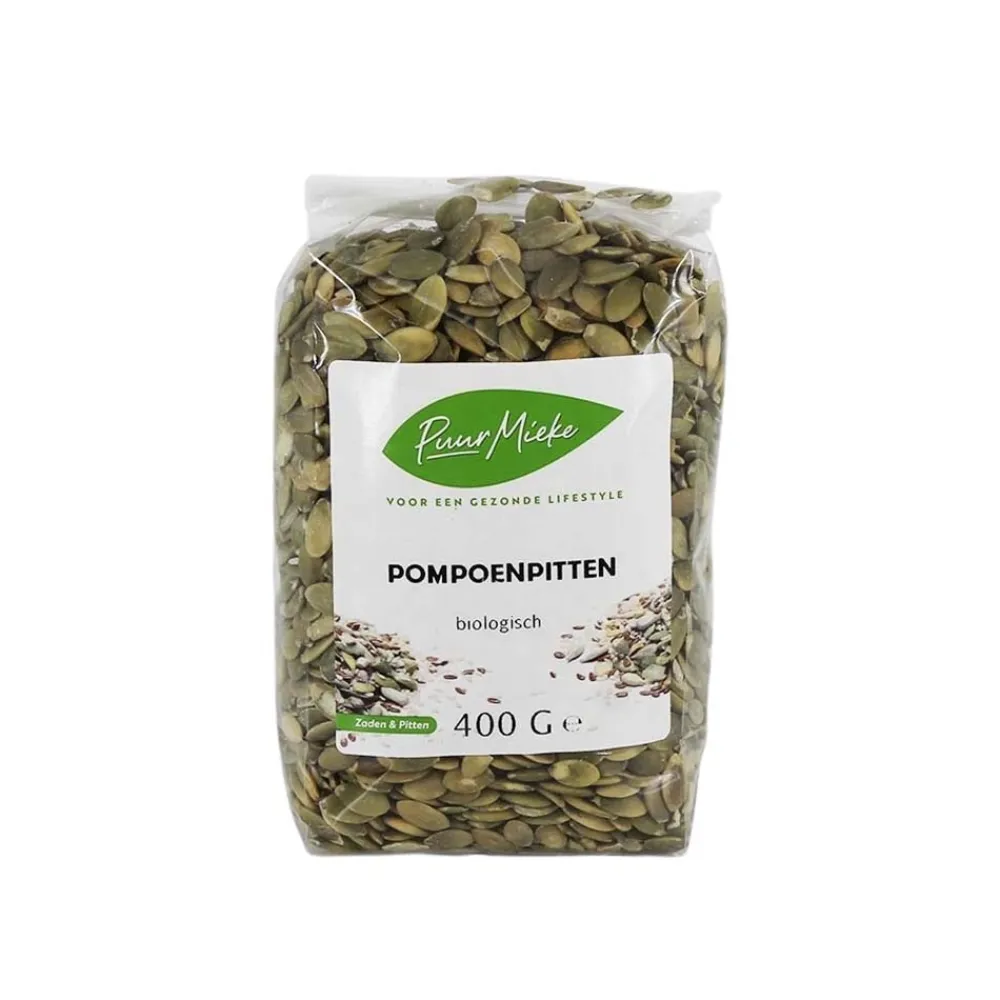 Puur Mieke Zaden|Biologische Zaden En Pitten>Pompoenpitten - 400g - BIO