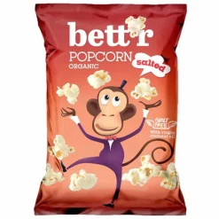 Bett'r Chips & Zoutjes>Popcorn Zout - 60g - BIO