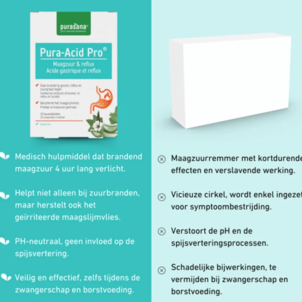 Purasana Overige Mineralen>Pura-Acid Pro - 20 tabletten