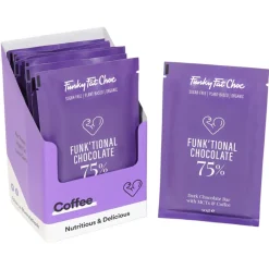 Funky Fat Choc Chocolade|Cacao>Pure Chocolade met Koffie en MCT - BIO