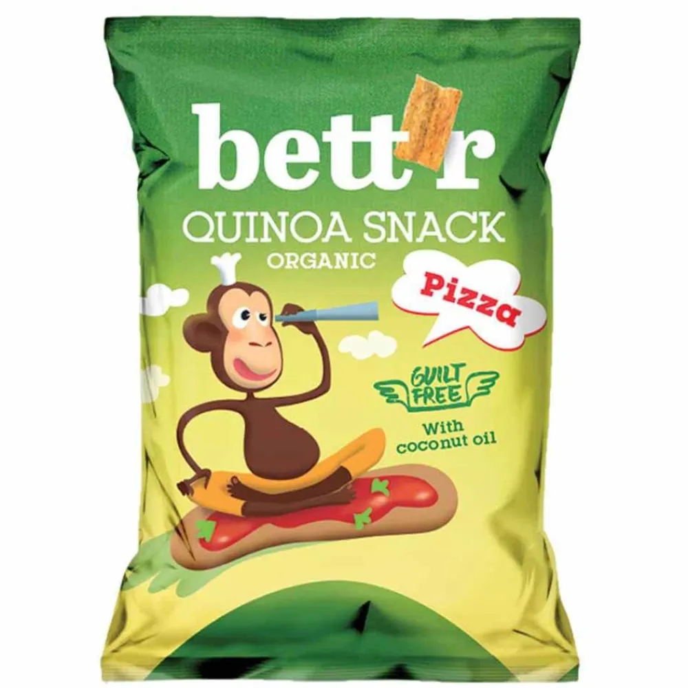 Bett'r Chips & Zoutjes>Quinoa Snack Pizza - 50g - BIO