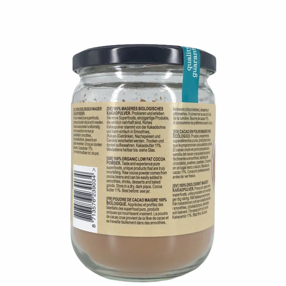 Terrasana Stress|Cacao>RAW Cacaopoeder 160g - BIO