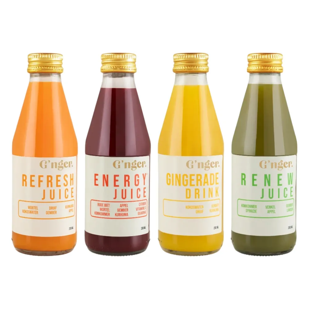 G'nger Energie|Gember>Refresh Gembersap - 200ml