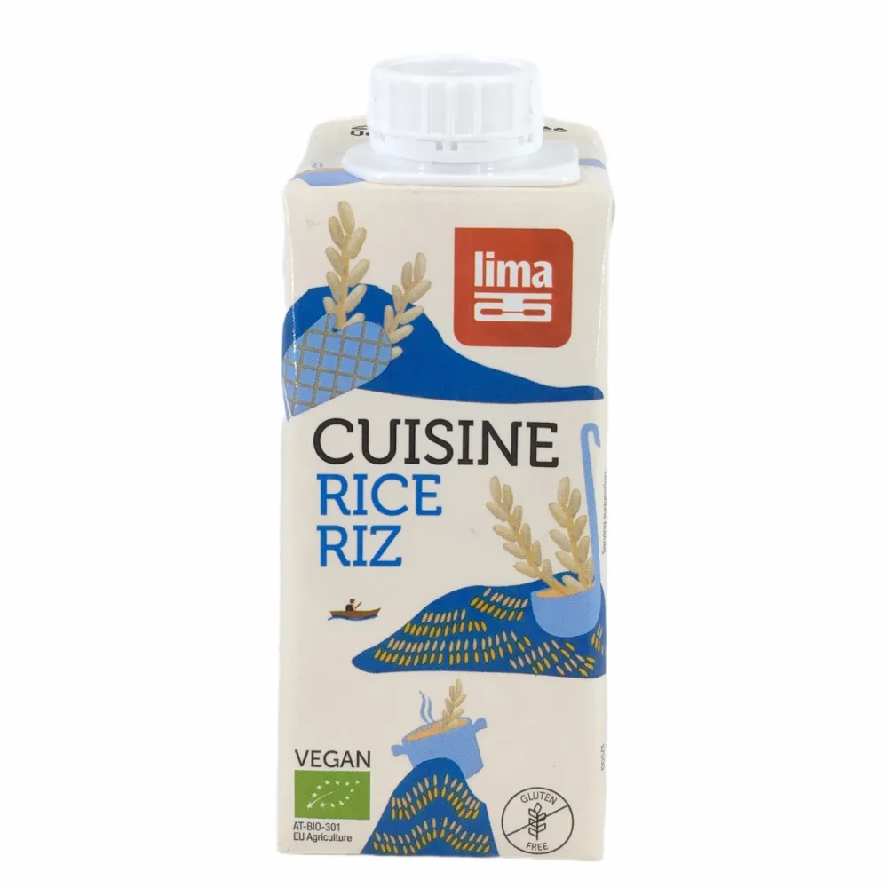 Lima Rijst- Haver- En Kokosroom>Rijst Cuisine 200 ml - BIO