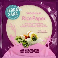 Terrasana Sushi Producten|Pasta, Pizza En Noodles>Rijstvellen Glutenvrij - 15 stuks - BIO