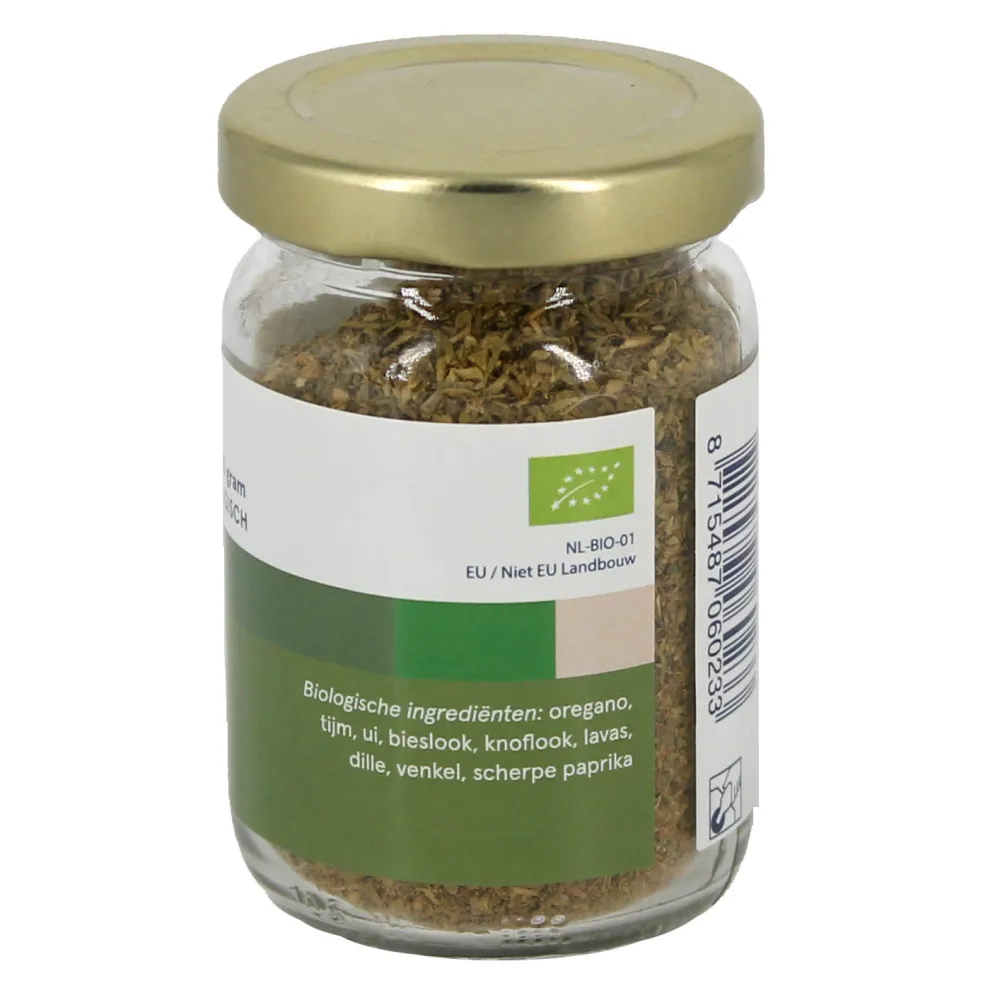 Het Blauwe Huis Kruidenmix>Salade Kruiden - 25g - BIO