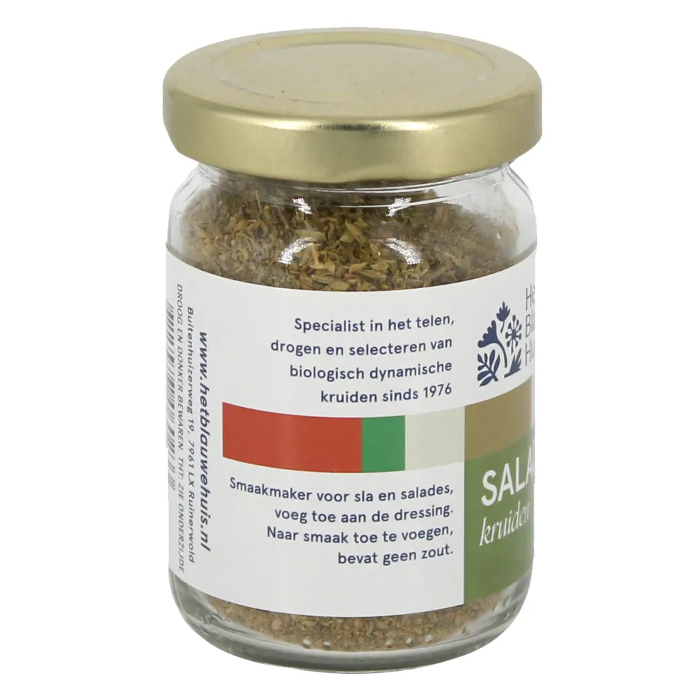 Het Blauwe Huis Kruidenmix>Salade Kruiden - 25g - BIO