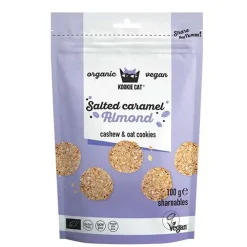 Kookie Cat Koekjes>Salted Caramel Almond Koekjes 100g - BIO