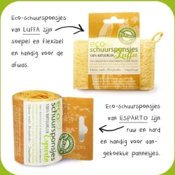 Eco-schuursponsjes Afwassponsjes, Doekjes En Borstels|Afwasborstels, Doekjes En Sponsjes><noscript><img width=