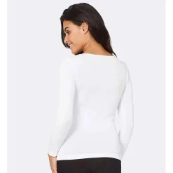 Boody Shirts>Shirt met Lange Mouwen - Wit