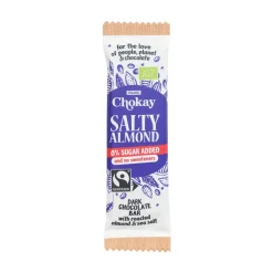 Chokay Chocolade>Snack Bar - Dark Salty Almond - 35g - BIO